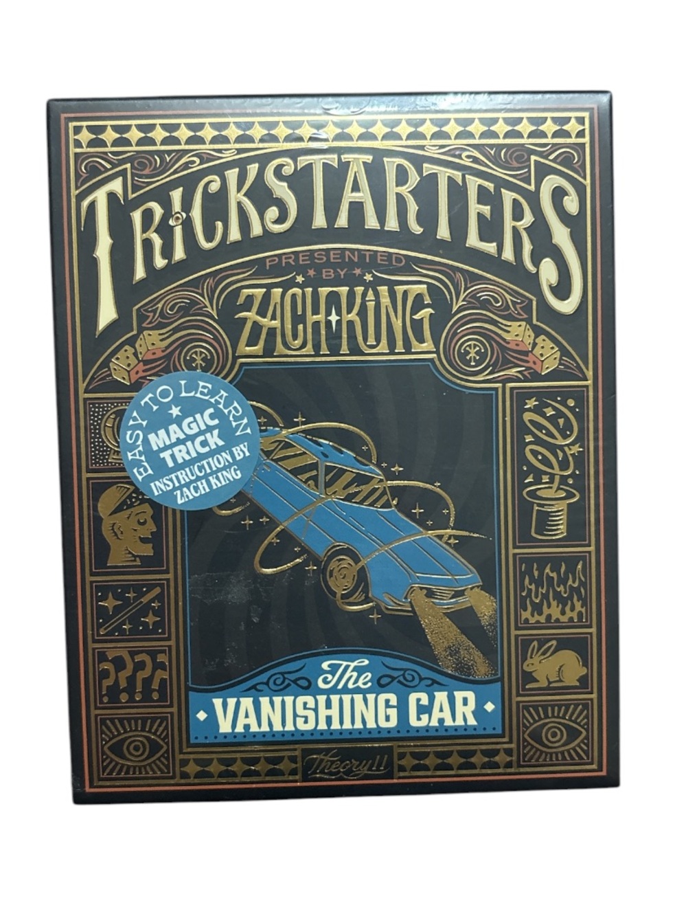 Trickstarters The Vanishing Car by Zach King - Blue & Gold Box